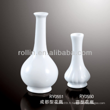 Vase en porcelaine blanche durable et durable